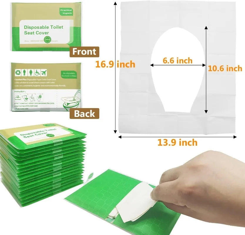 Travel Disposable Toilet Seat Covers