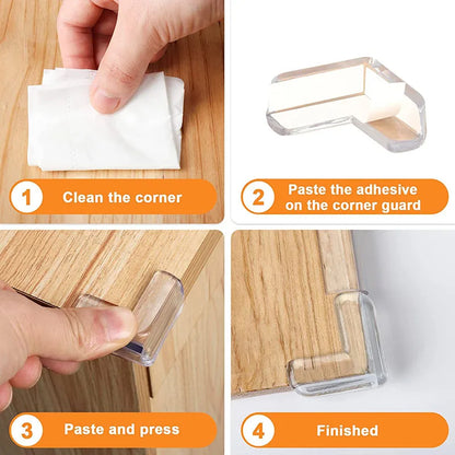 Transparente Möbel-Eckschoner für Babys & Kinder