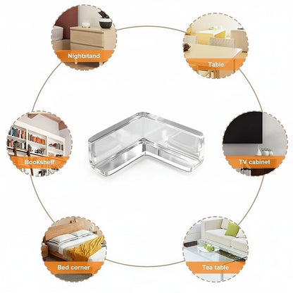 Transparente Möbel-Eckschoner für Babys & Kinder