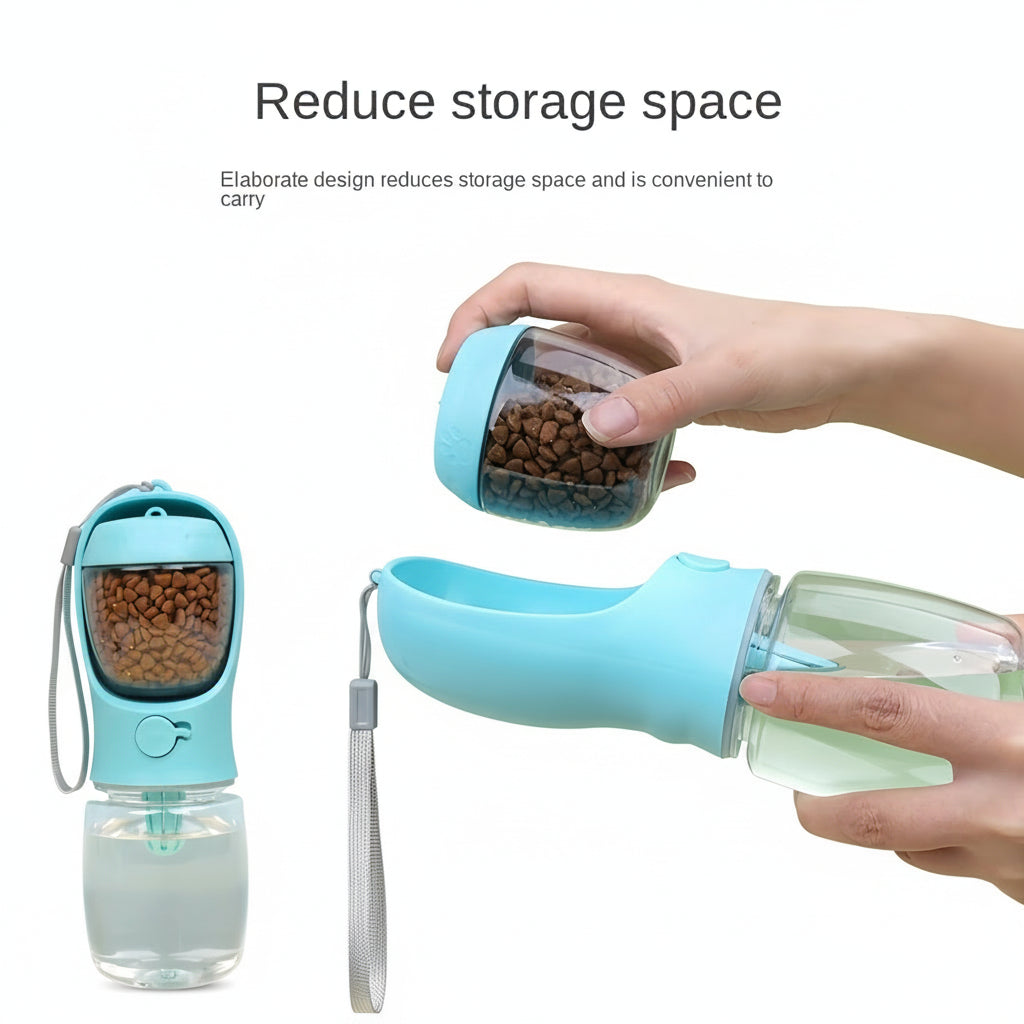 Portable Hunde-Trinkflasche für unterwegs