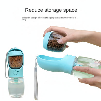 Portable Hunde-Trinkflasche für unterwegs