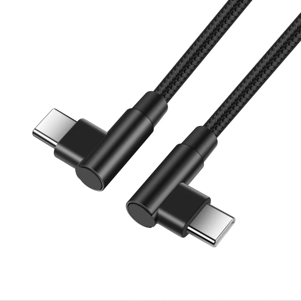 Abgewinkeltes USB-C Ladekabel mit Fast Charge