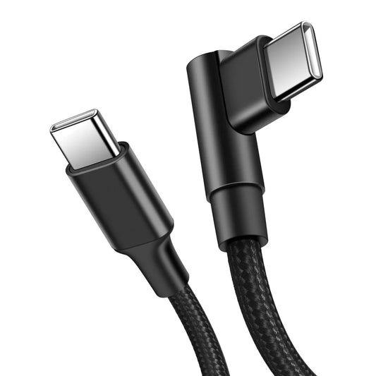 Abgewinkeltes USB-C Ladekabel mit Fast Charge